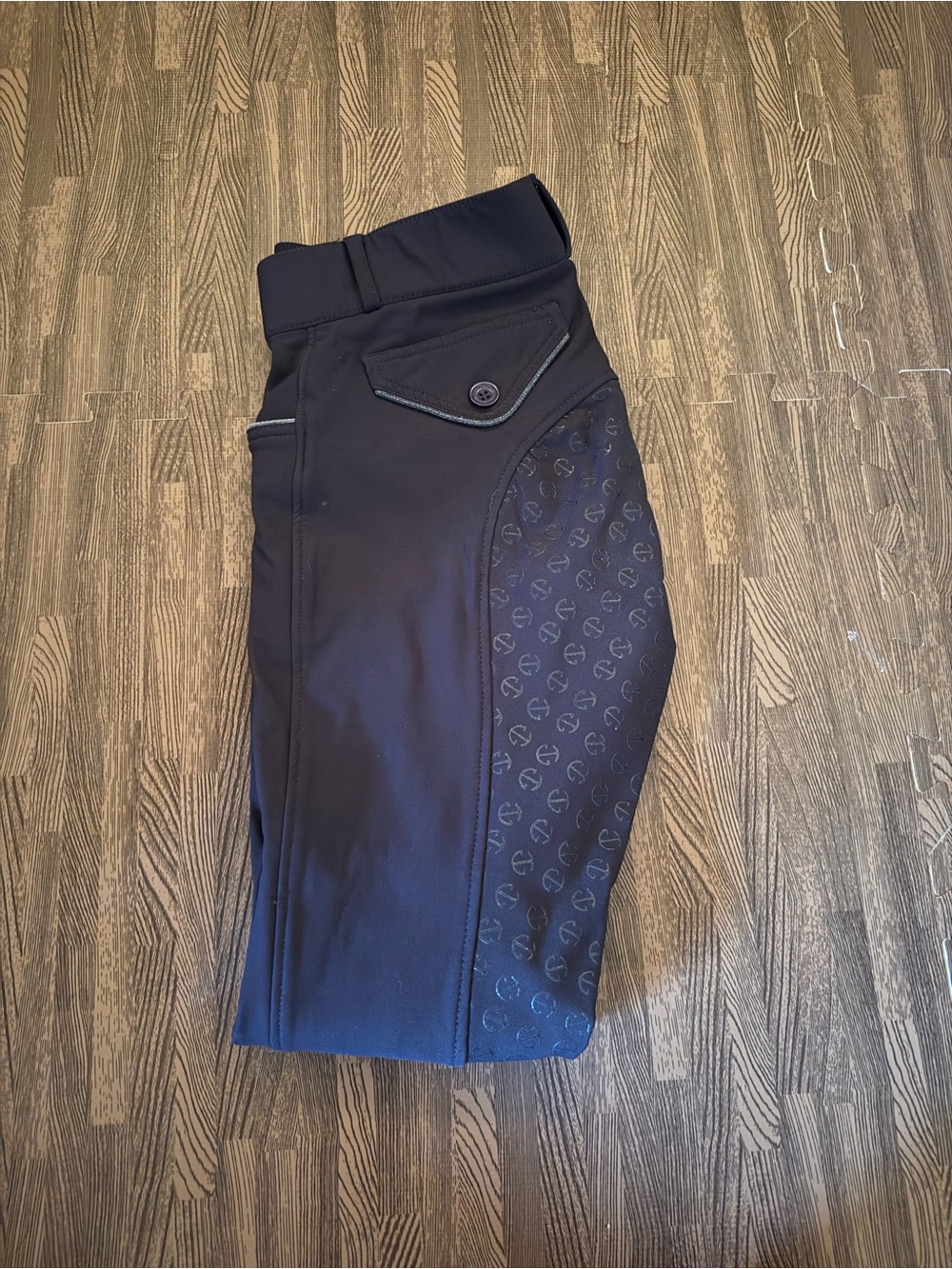 Halter Ego - Evolution Full Seat Riding Breeches in Navy Sparkle